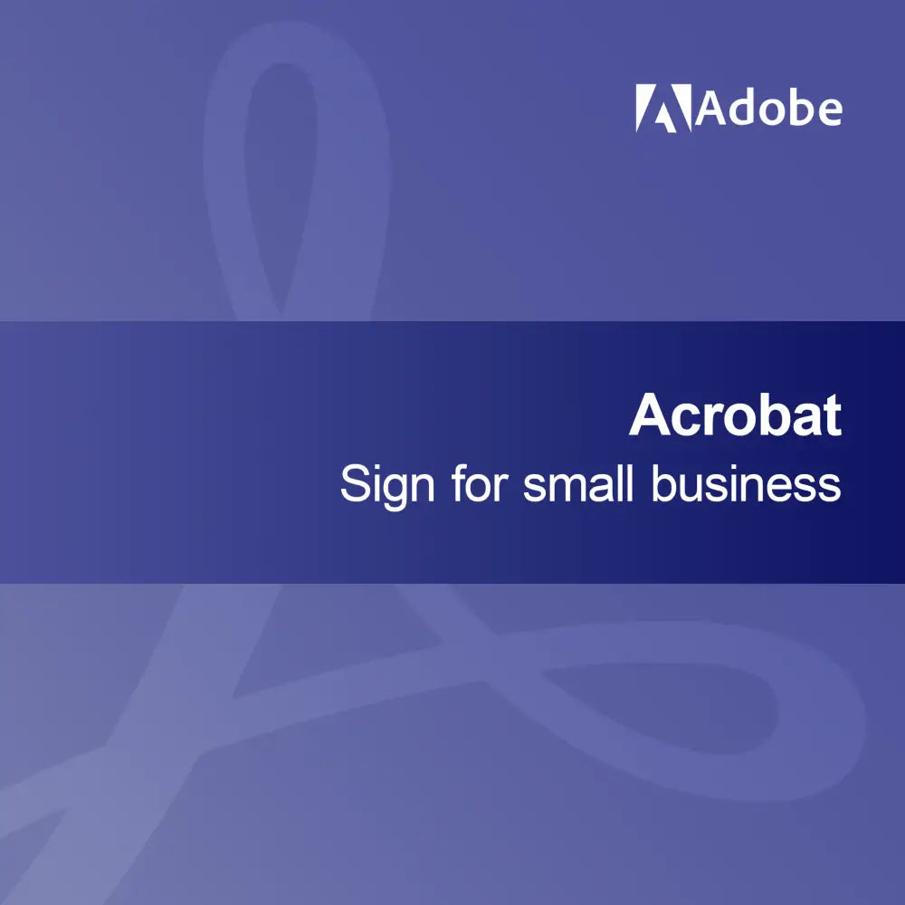 Acrobat Sign for små bedrifter