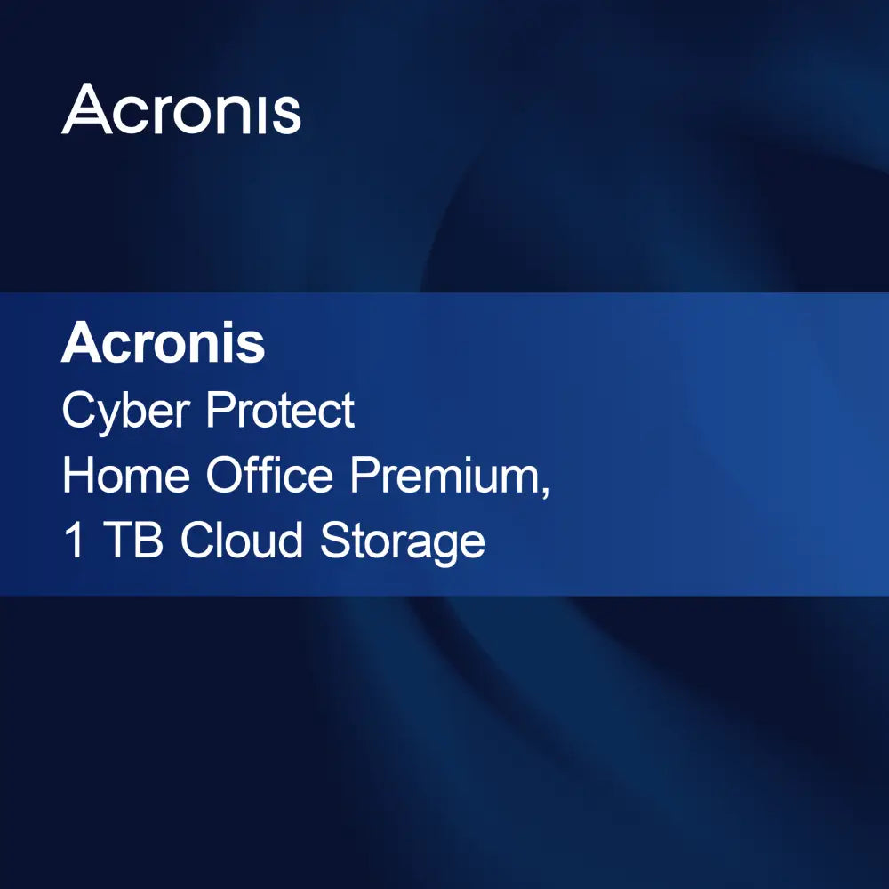Acronis Cyber Protect Home Office Premium, 1 TB skylagring