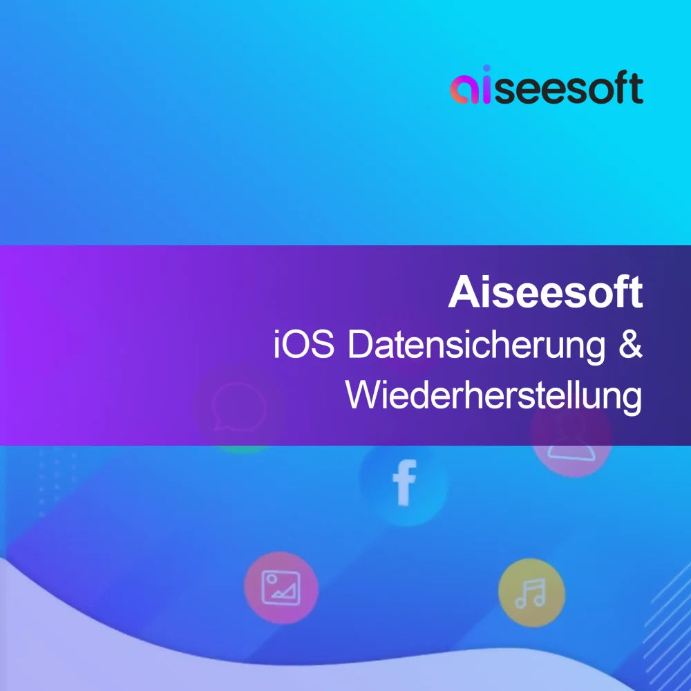 Aiseesoft iOS Datensicherung & Gjenoppretting