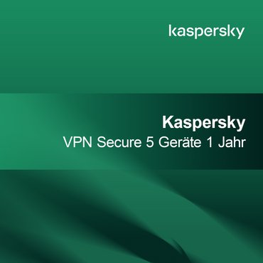 Kaspersky VPN Sikker 5 enheter 1 år