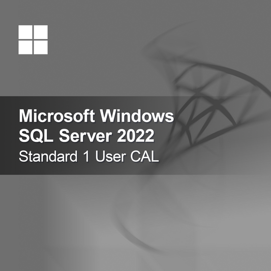 Microsoft SQL Server 2022 Standard 1 bruker CAL