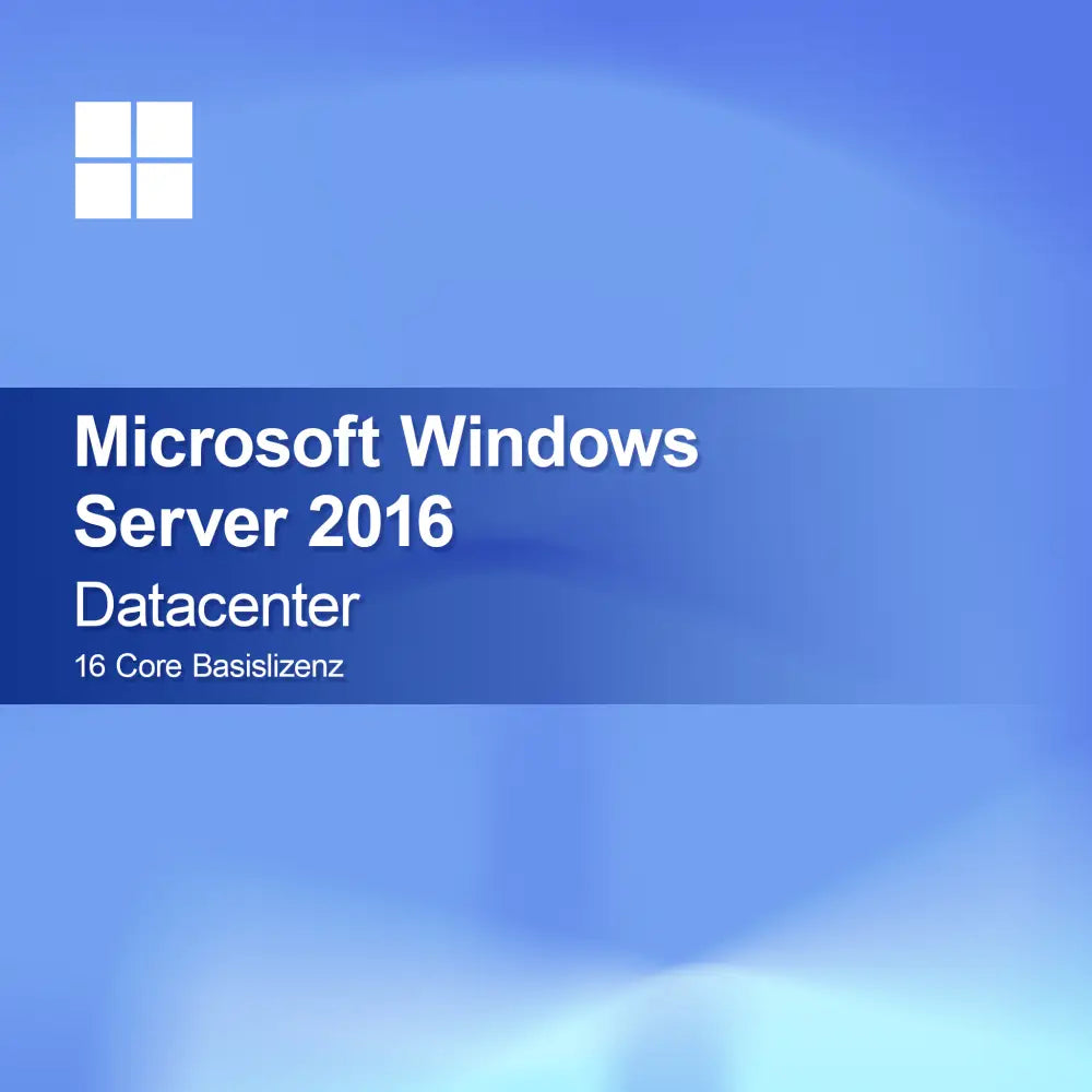 Microsoft Windows Server 2016 Datacenter 16-kjerners basislisens