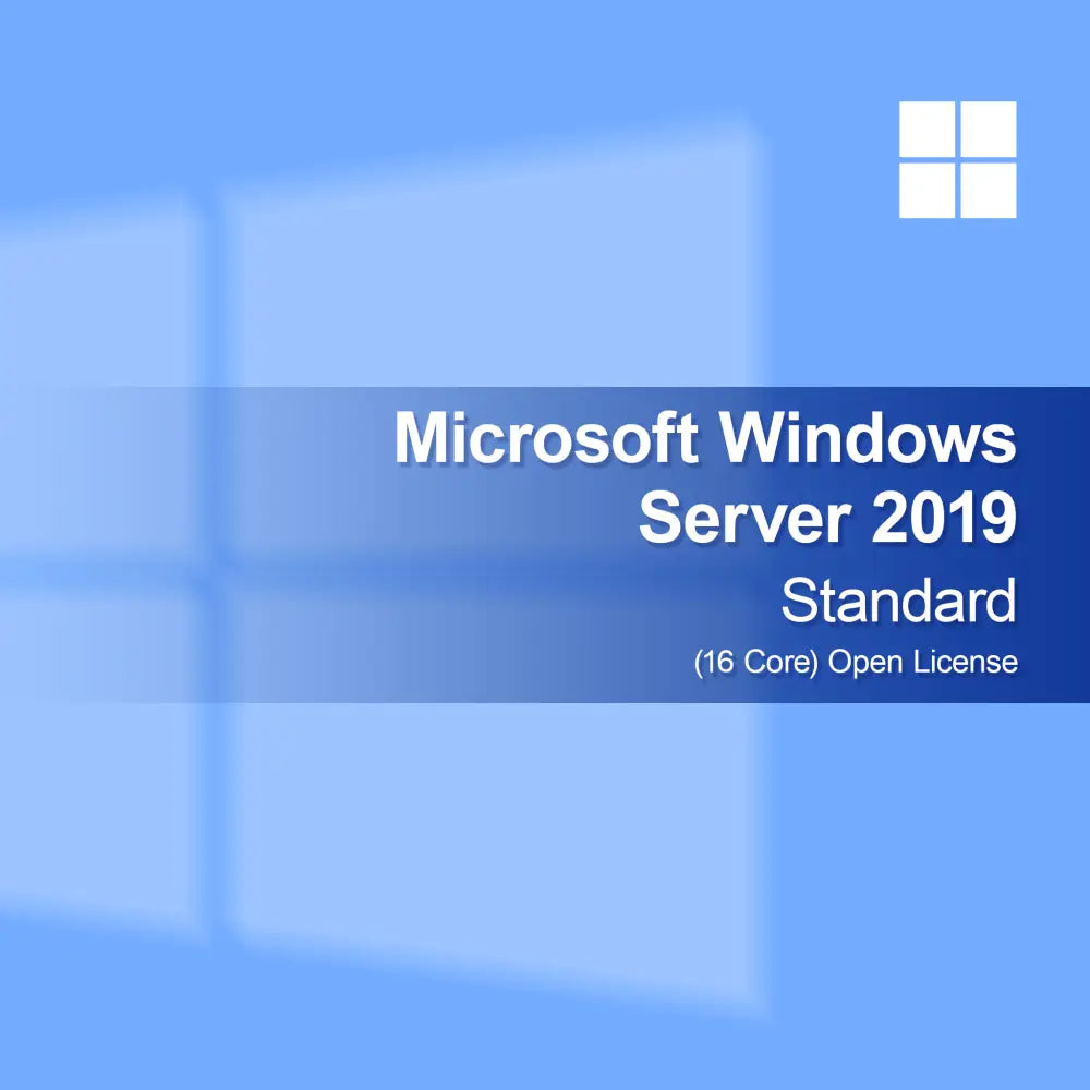 Microsoft Windows Server 2019 Standard (16 kjerner) Open License