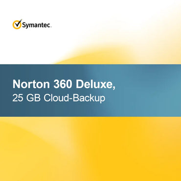 Norton 360 Deluxe, 25 GB sky-sikkerhetskopi