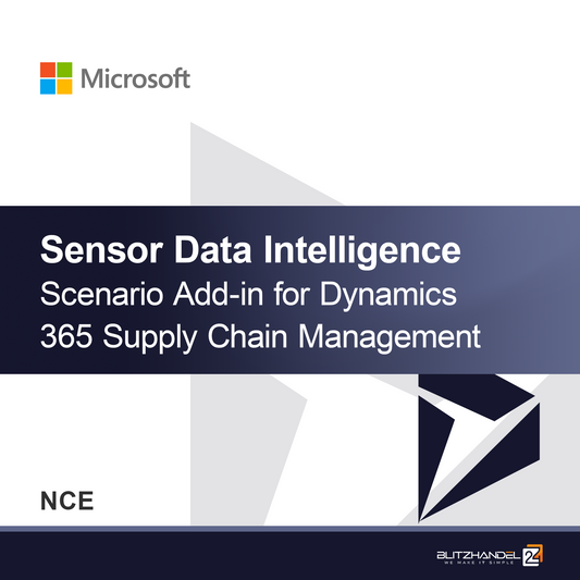 Sensor Data Intelligence Scenario-tillegg for Dynamics 365 Supply Chain Management (NCE)