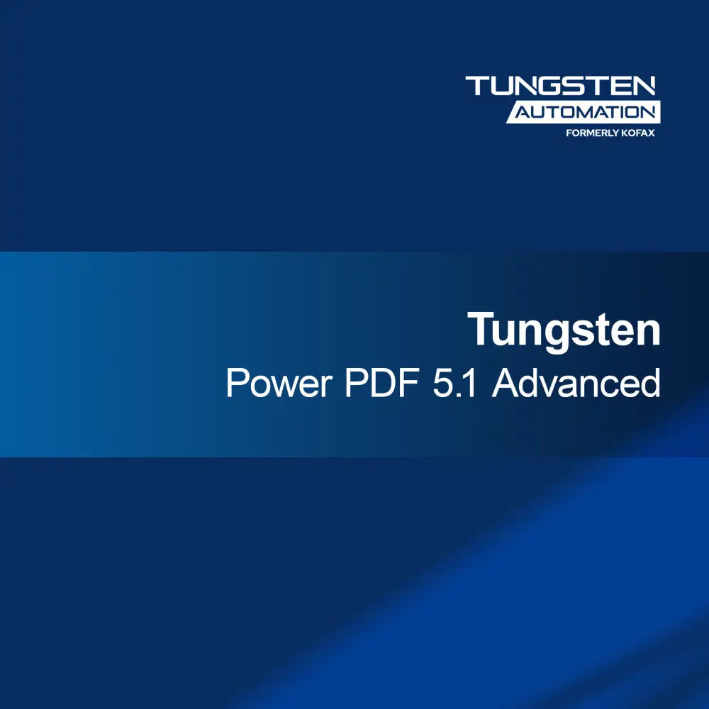 Tungsten Power PDF 5.1 Avansert
