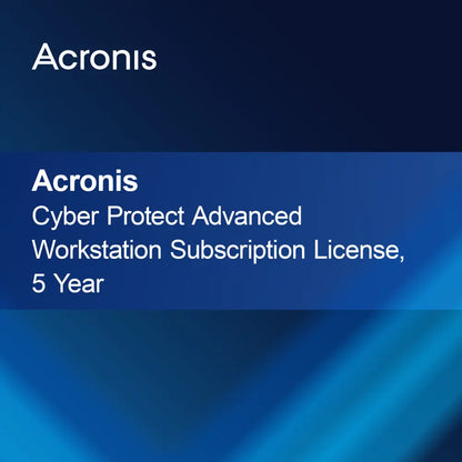 Acronis Cyber Protect Advanced Workstation Abonnementslisens, 5 år