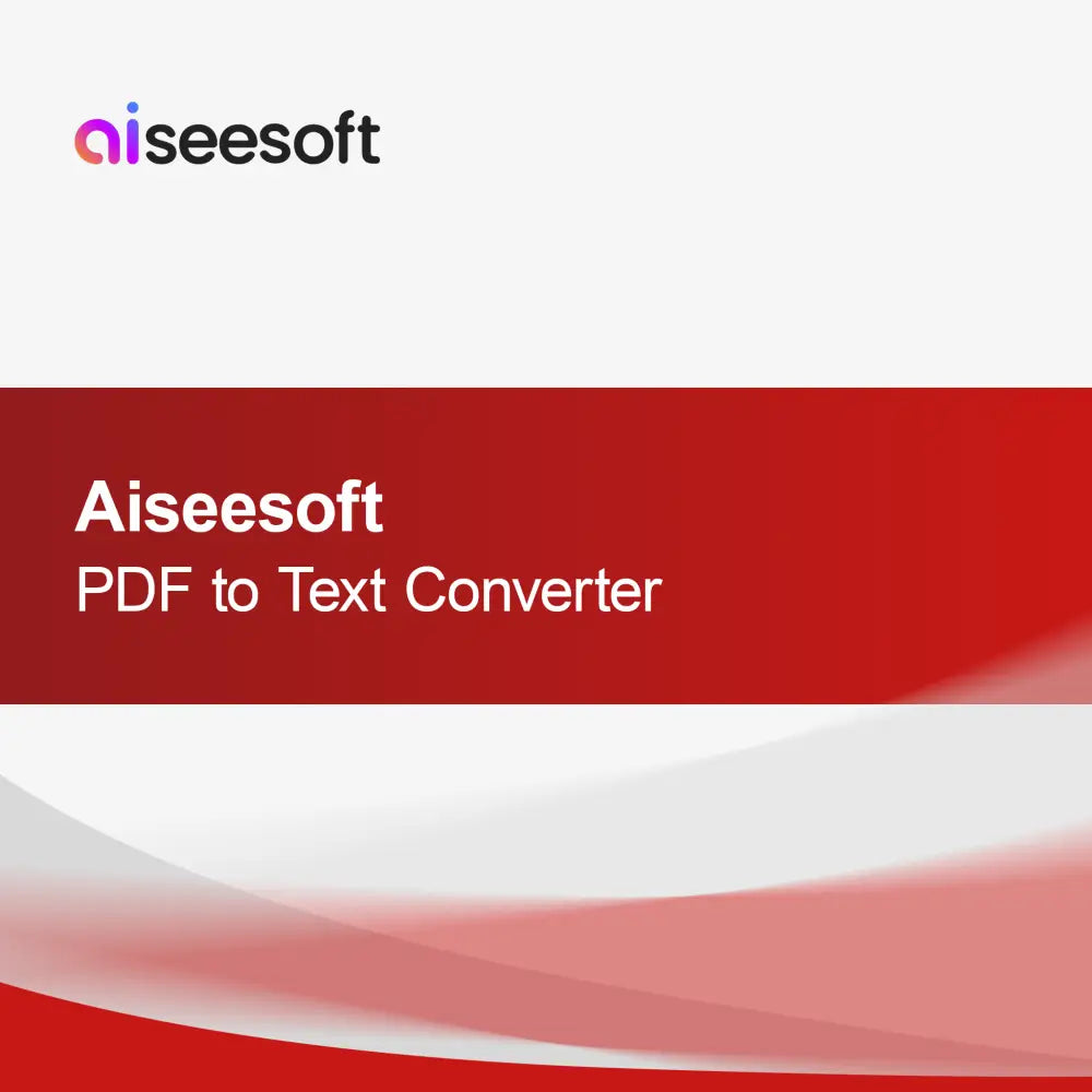 Aiseesoft PDF til tekstkonverterer