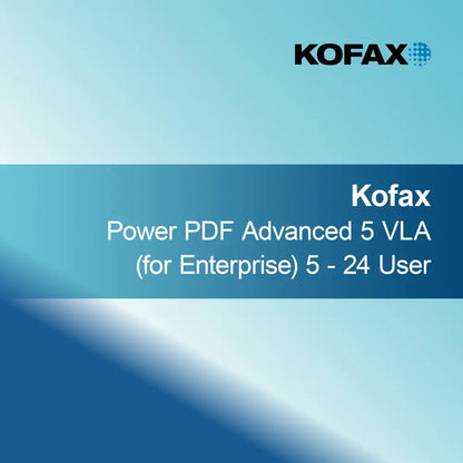 Kofax Power PDF Avansert 5 VLA (for Enterprise)