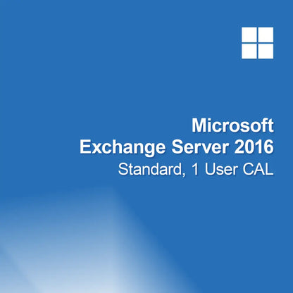 Microsoft Exchange Server 2016 Standard, 1 bruker CAL