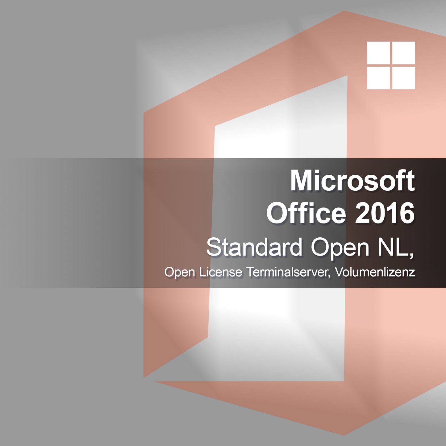Microsoft Office 2016 Standard Open NL, Open License Terminalserver, Volumlisens