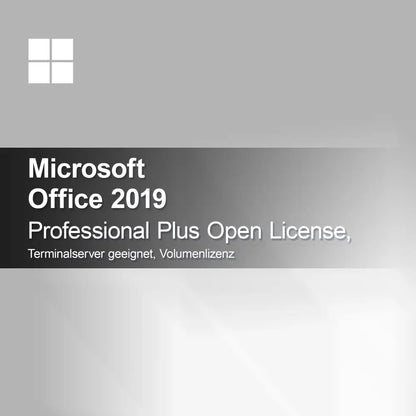 Microsoft Office 2019 Professional Plus Open License, egnet for terminalserver, volumlisens