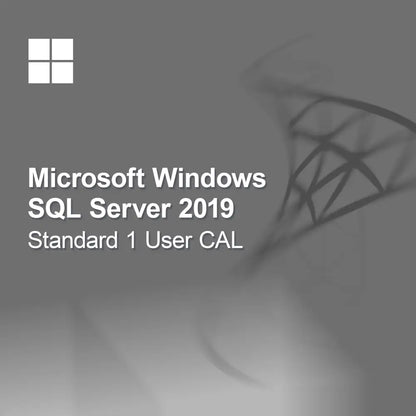 Microsoft SQL Server 2019 Standard 1 bruker CAL
