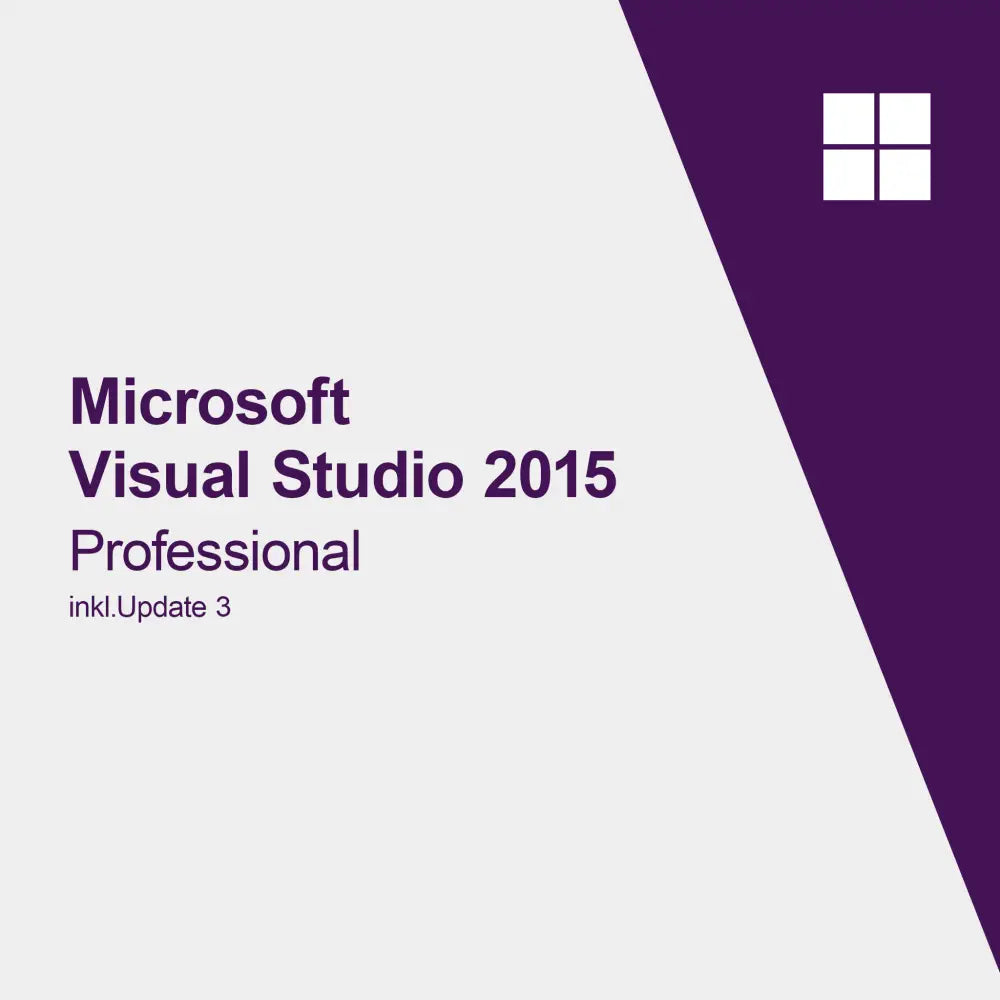 Microsoft Visual Studio 2015 Professional inkl. Oppdatering 3