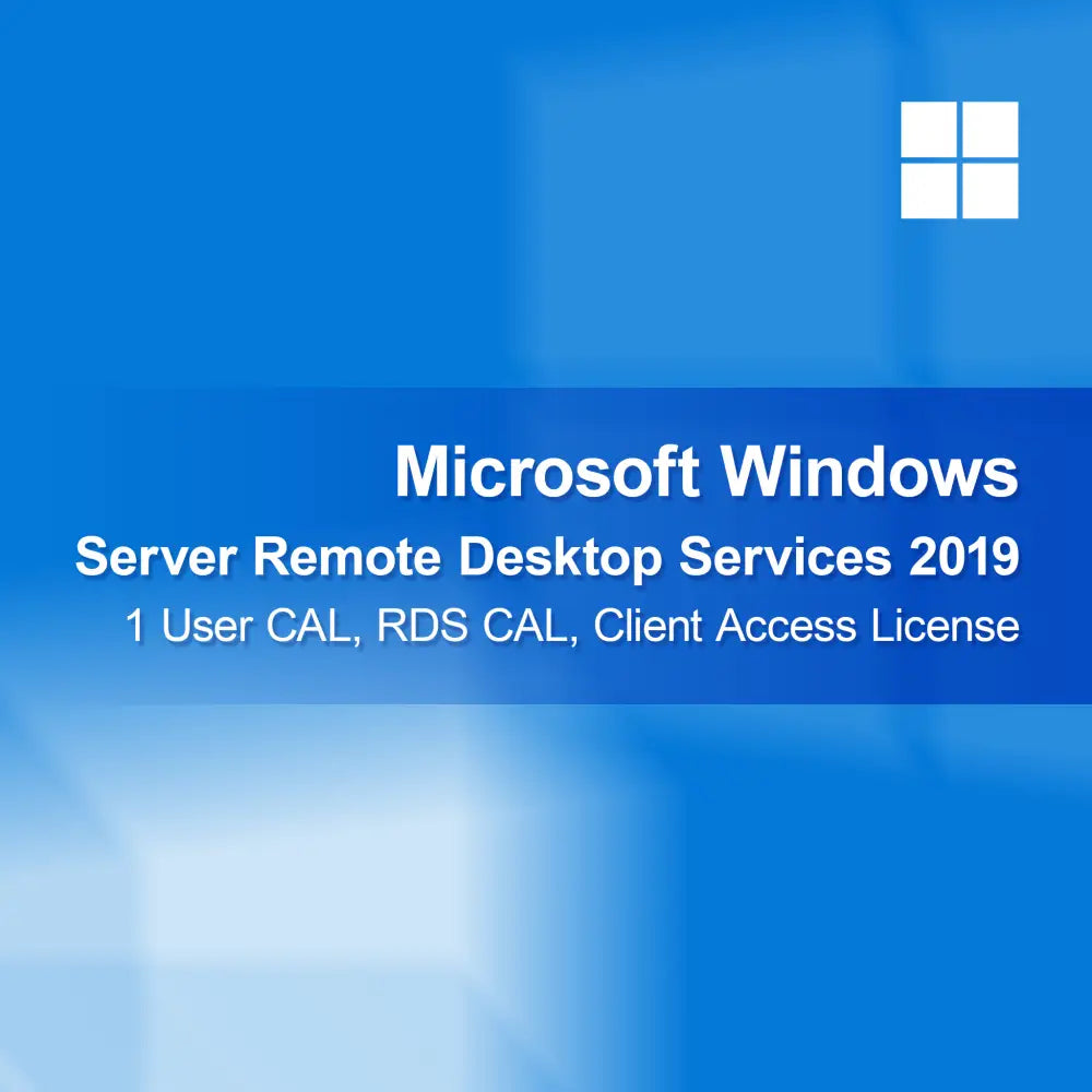 Microsoft Windows Server Remote Desktop Services 2019, 1 bruker CAL, RDS CAL, klienttilgangslisens