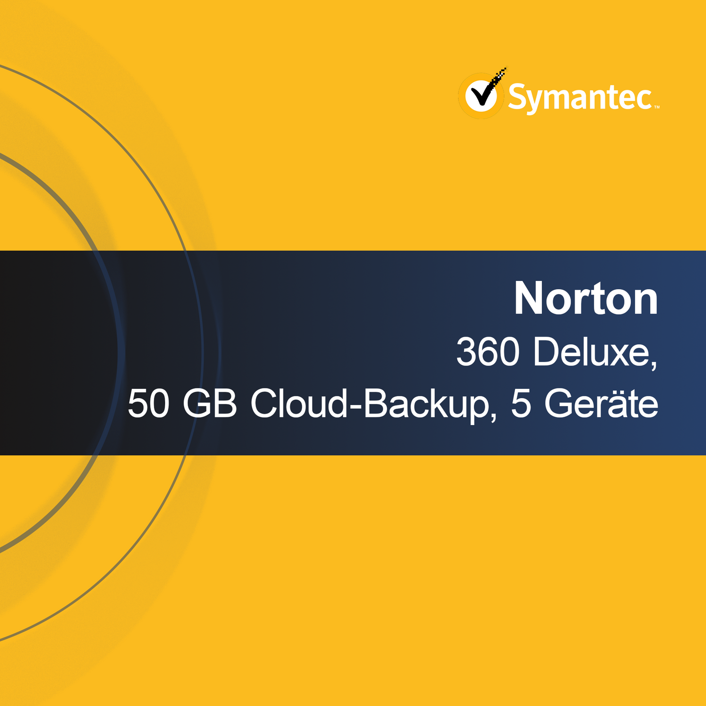 Norton 360 Deluxe, 50 GB sky-sikkerhetskopi 5 enheter