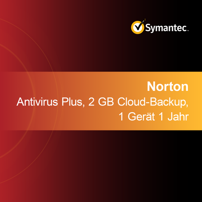 Norton Antivirus Plus, 2 GB sky-sikkerhetskopi, 1 enhet 1 år